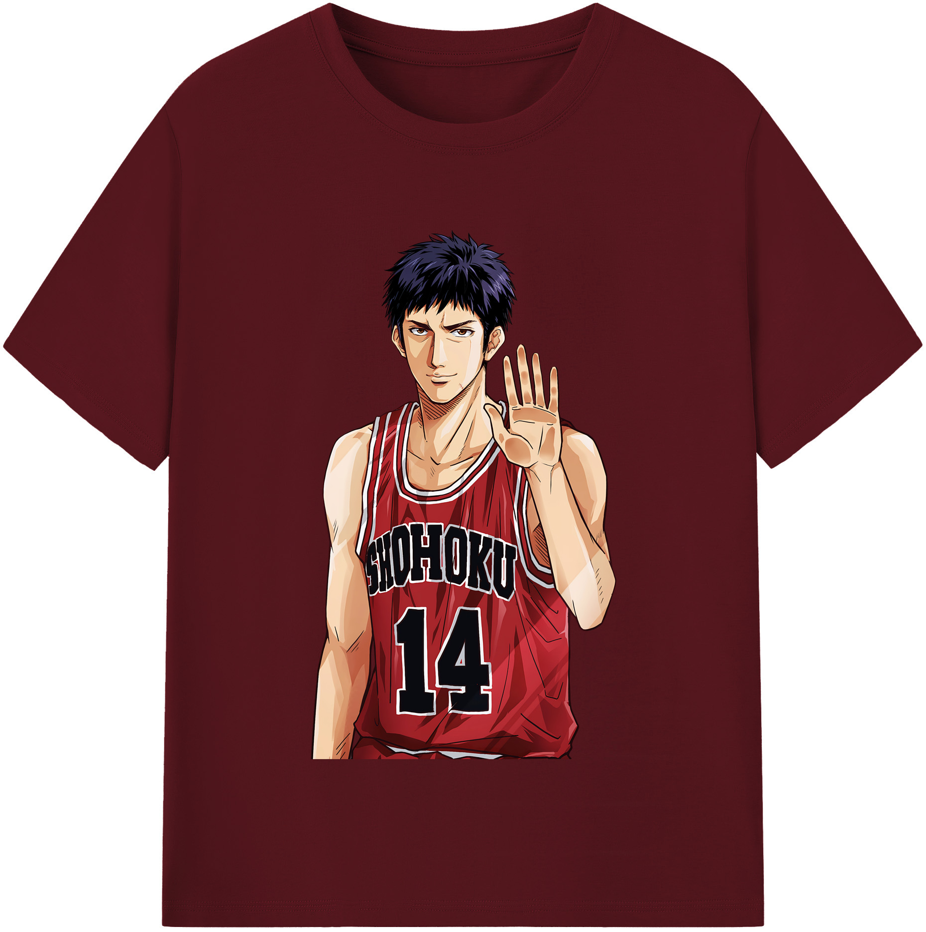 （画像用） SLAM DUNK／スラムダンク 綿100％半袖Tシャツ（フロントプリント）